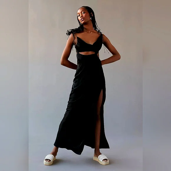 For Love And Lemons | Dresses | Nwt Kyra Cut Out Maxi Dress In Black Sizes  L | Poshmark